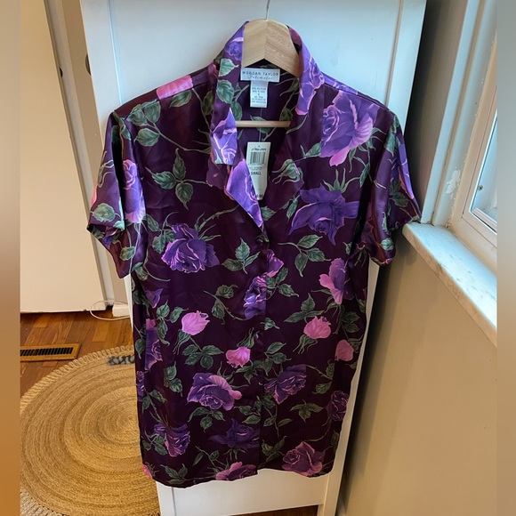 NWT Vintage Morgan Taylor Robe and Nightgown Matching Set! - Picture 8 of 12